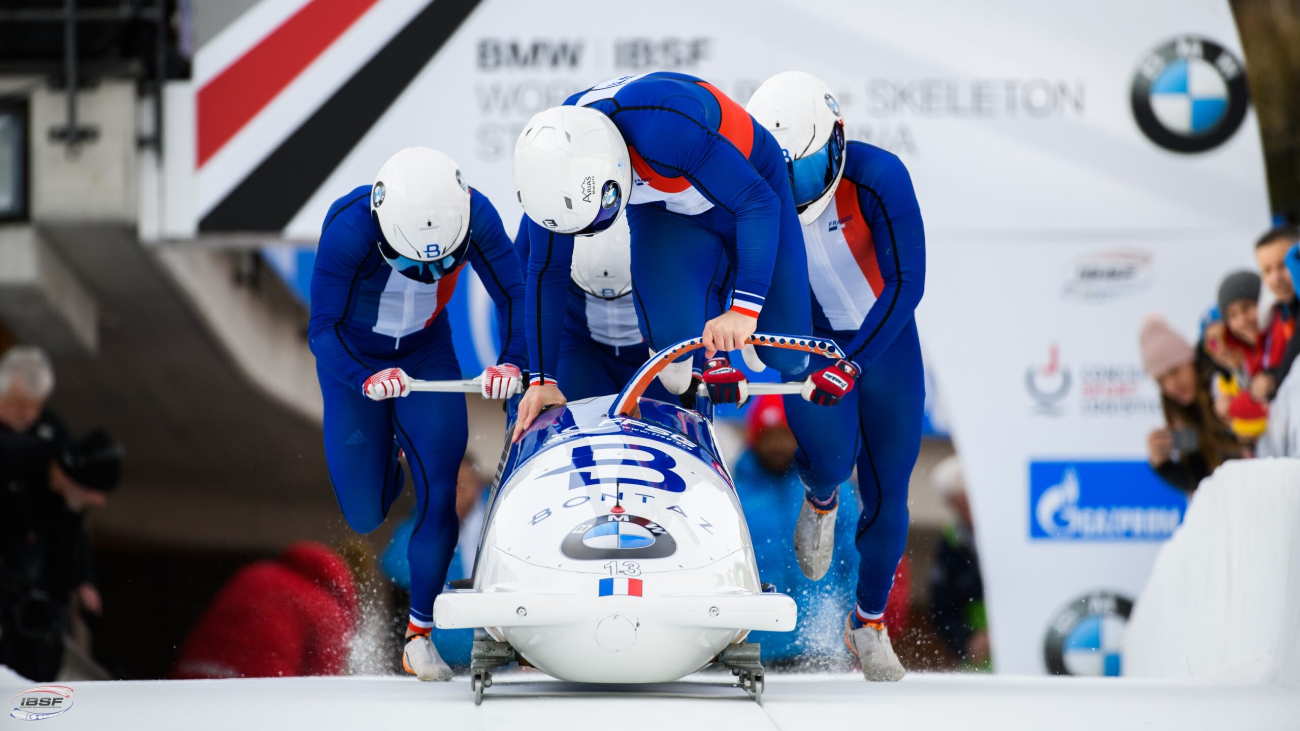 The Bontaz industrial group, partner of the FFSG supports the French Bobsleigh Team, preparing for Beijing Games