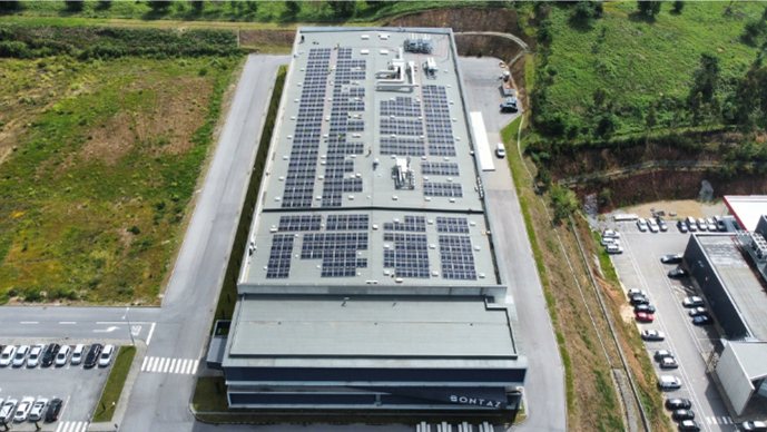 30% of bontaz portugal's energy comes from solar panels