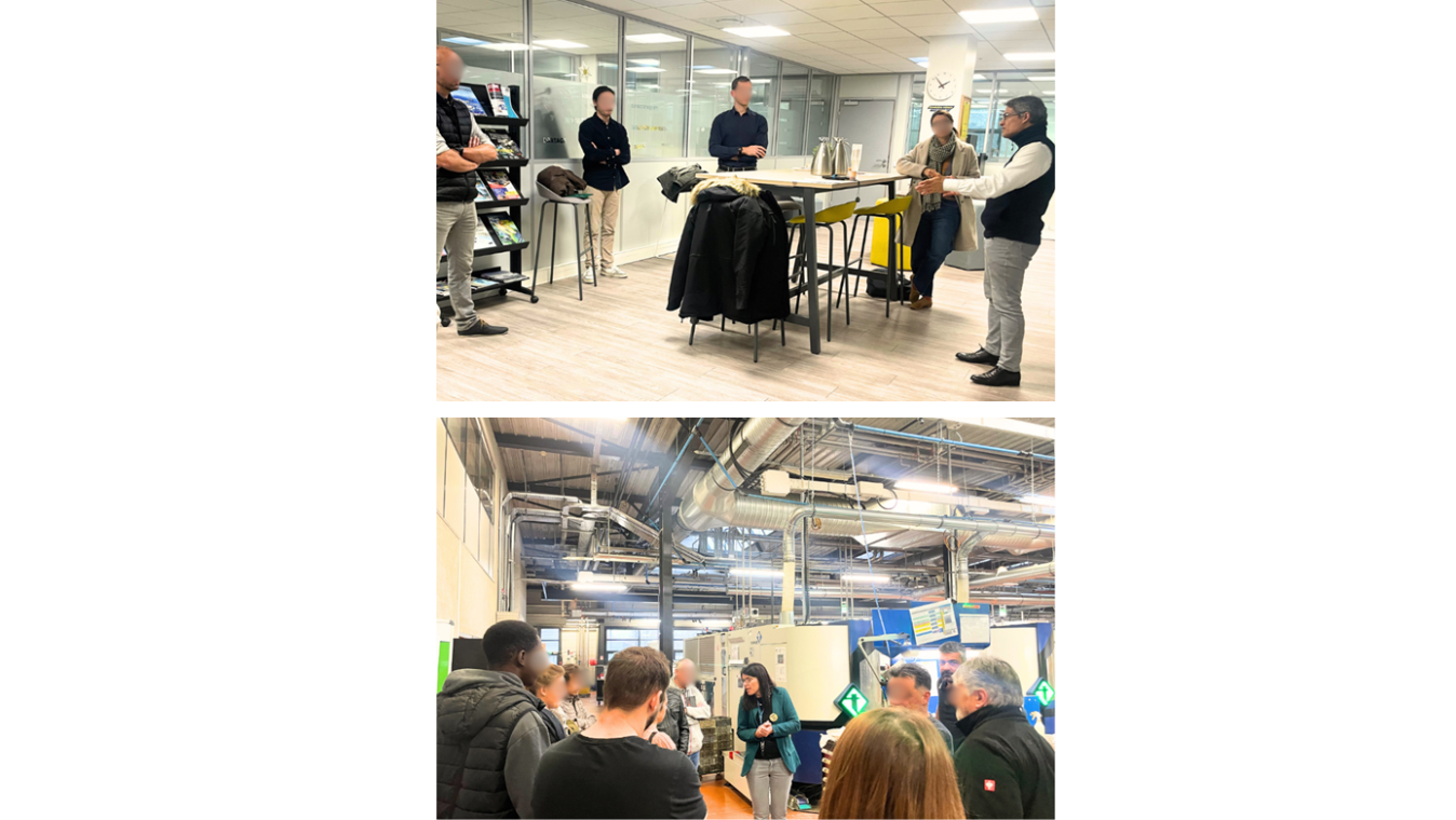 Photos des visites de Bontaz France lors des semaines de l'industrie 2023